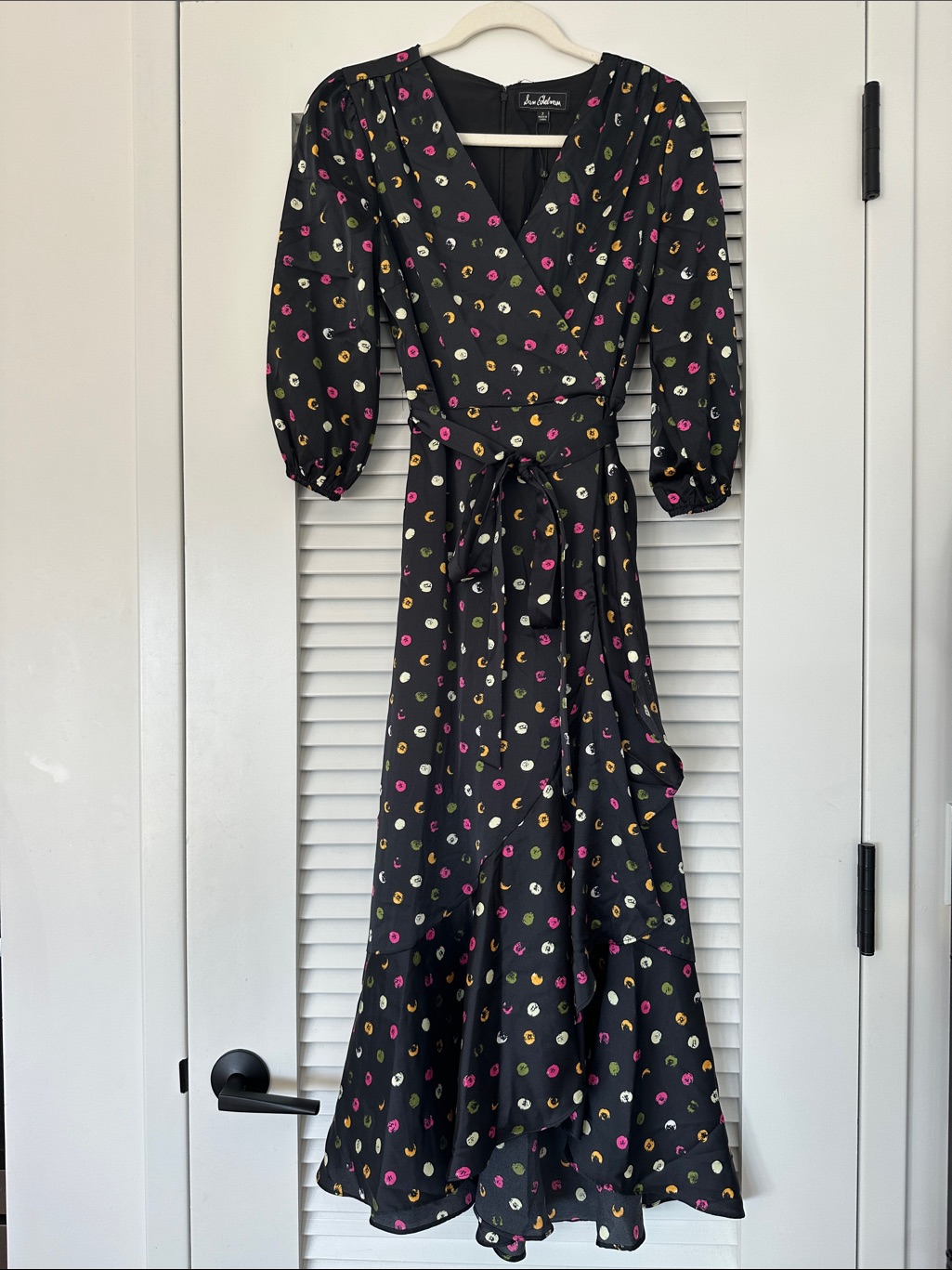 Sam Edelman Stamped Dot Paisley Wrap Dress (Nwt)